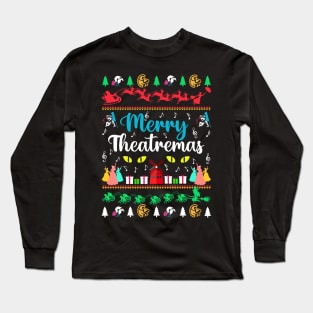 Merry Theatremas. Merry Broadwaymas. Long Sleeve T-Shirt